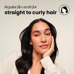 Tangle Teezer Original Pink Fizz wet hair detangling in action for knot-free routine