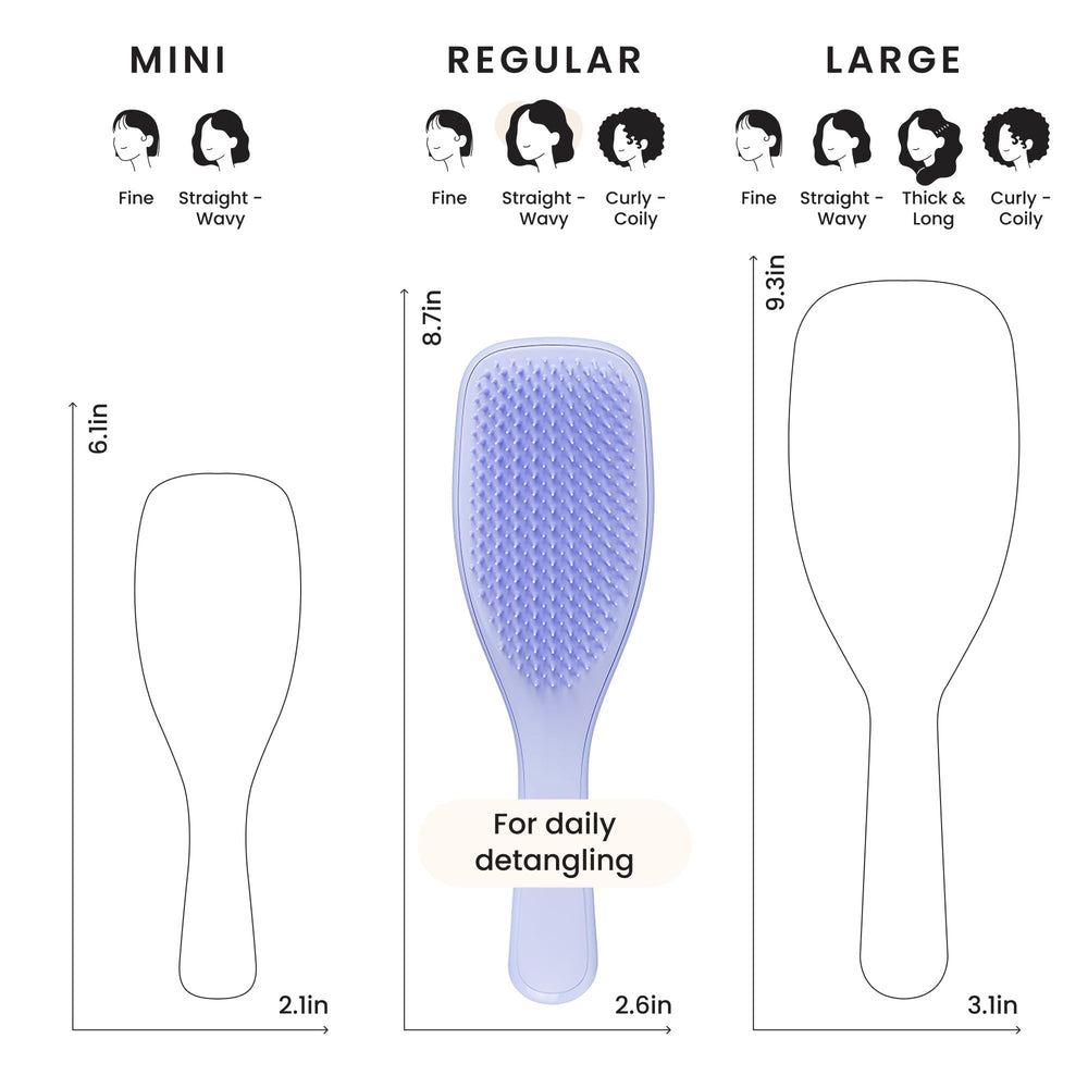 Tangle Teezer packaging-transition visuals reflect sustainable design.