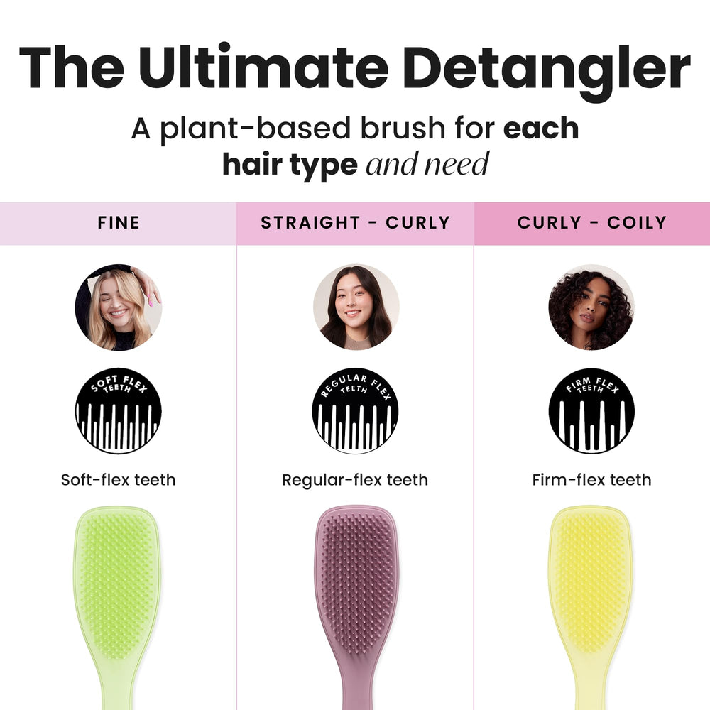 Tangle Teezer Plant-Based Detangler All Hair Types used across textures