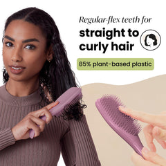 Tangle Teezer Plant-Based Detangler Wet Hair Use shown in action for easy wet detangling