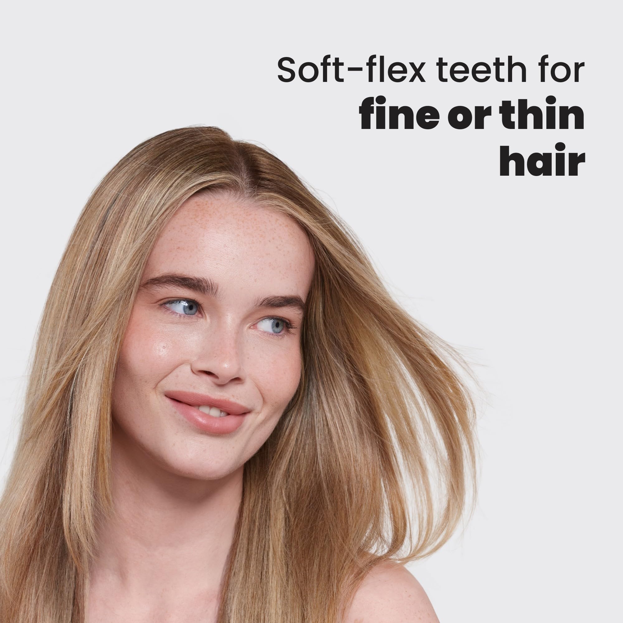 Tangle Teezer soft teeth smoothing for frizz-free, silky results