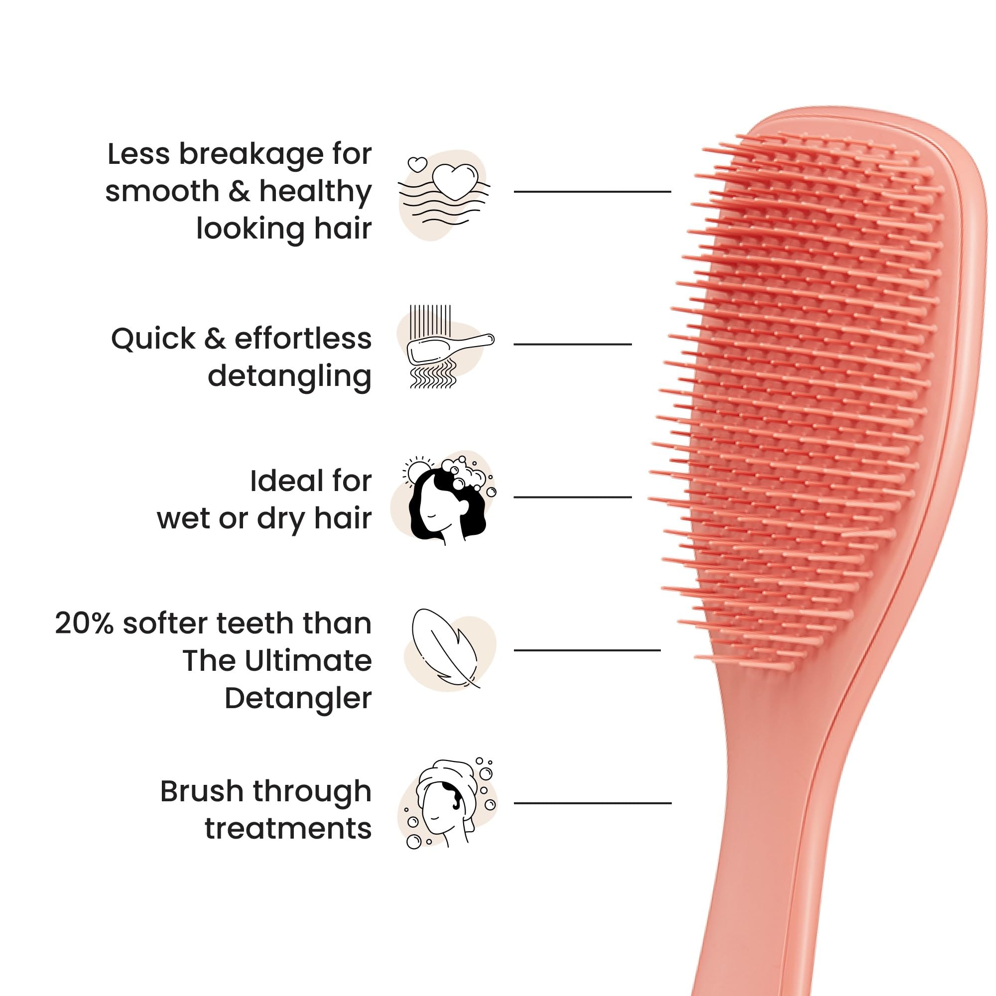 Tangle Teezer Sweet Cinnamon packaging shows Amazon Exclusive color option