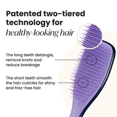Tangle Teezer Taurus two-tier teeth technology detangling knots smoothly