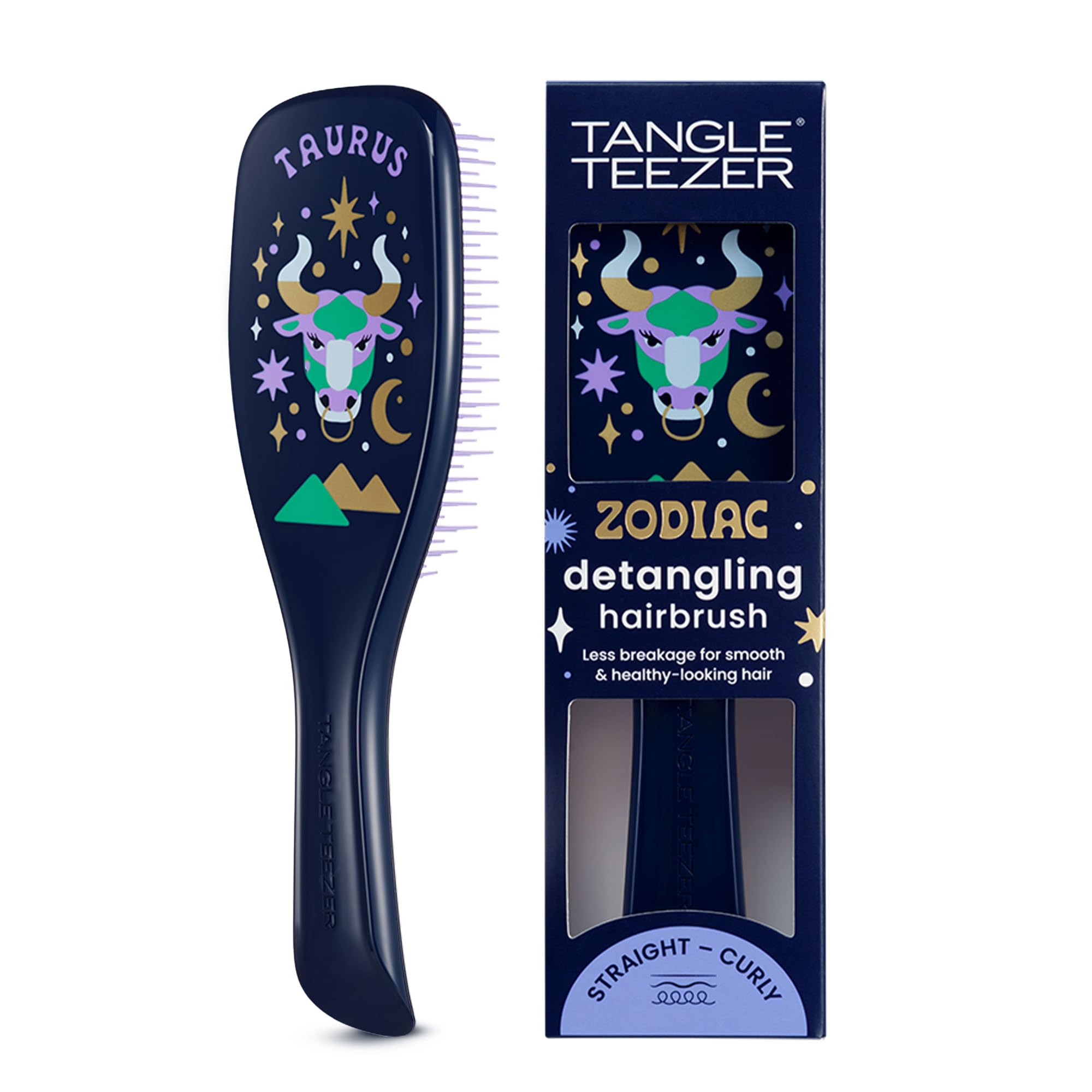 Tangle Teezer Taurus ultimate detangler in wet and dry hair use for tangle-free results