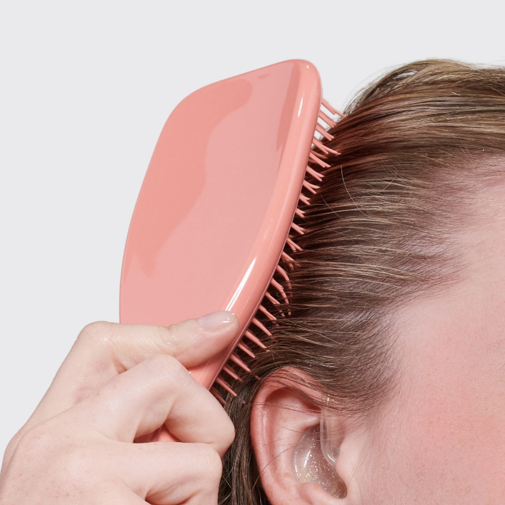 Tangle Teezer travel-friendly detangler in compact case