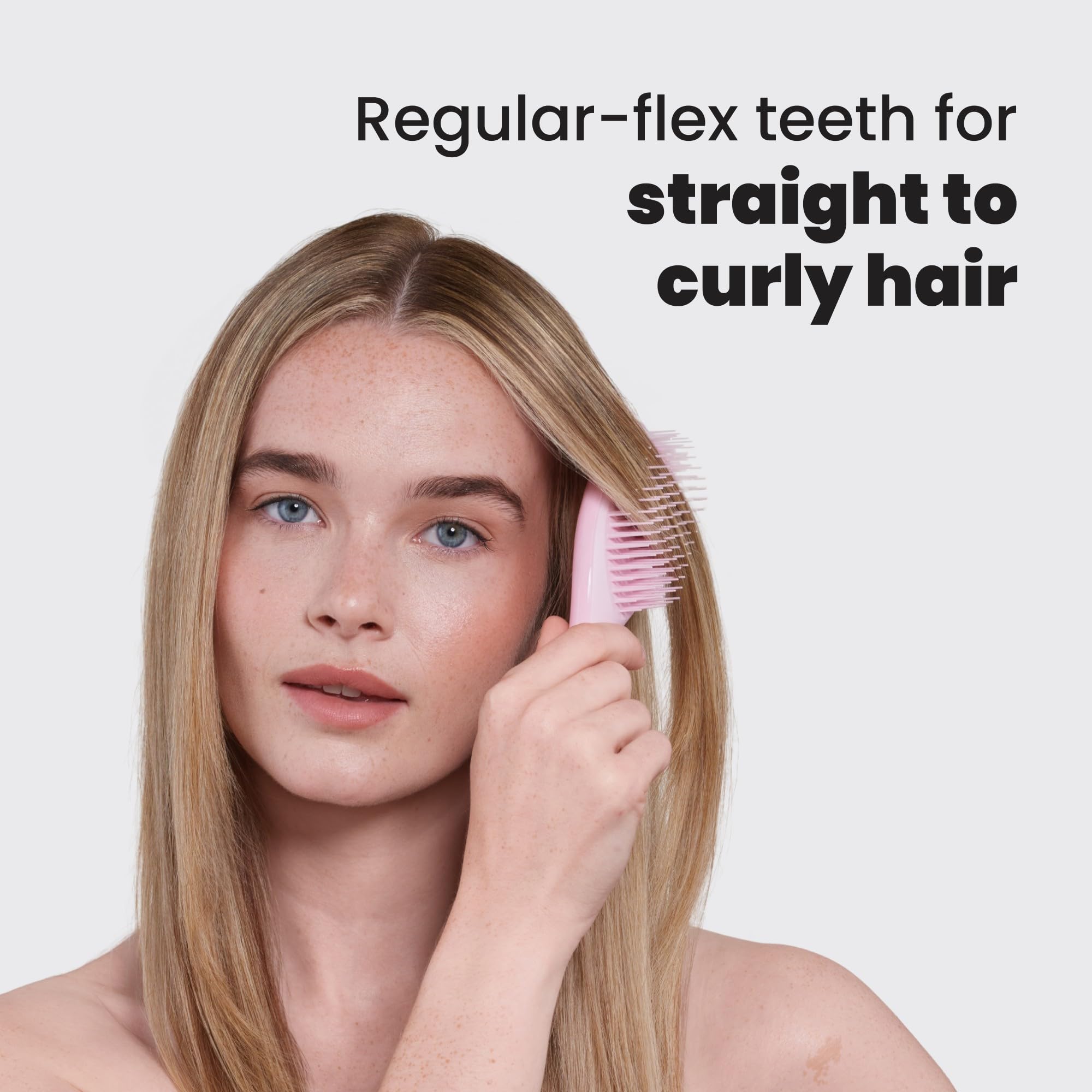 Tangle Teezer kid friendly design fits small hands for easy brushing