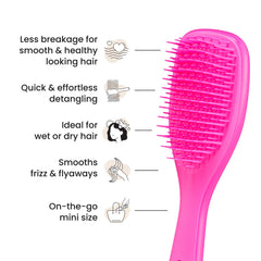 Tangle Teezer Ultimate Detangler for kids with small hands, gentle to grip and use.