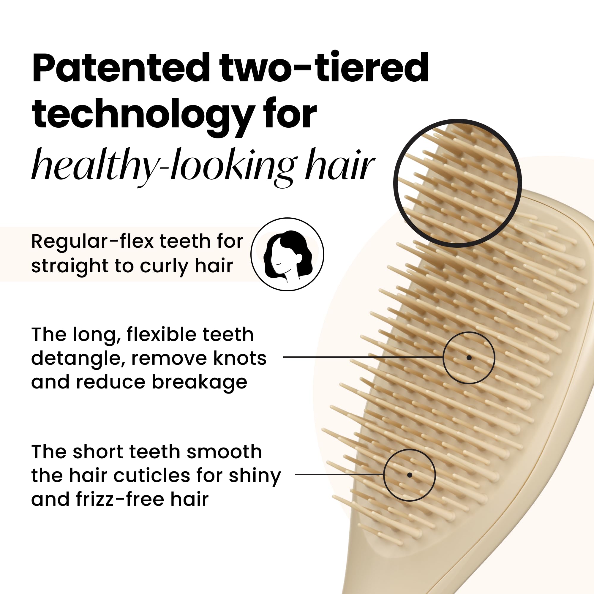 Tangle Teezer Ultimate Detangler travel-size brush ready for on-the-go smoothing