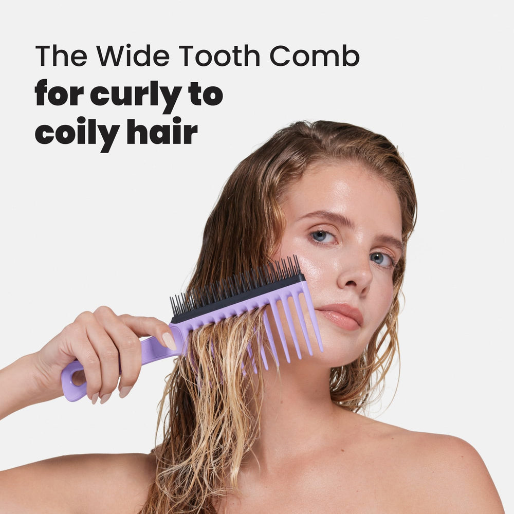 Tangle Teezer flexible two tier teeth reach knots for deeper detangling