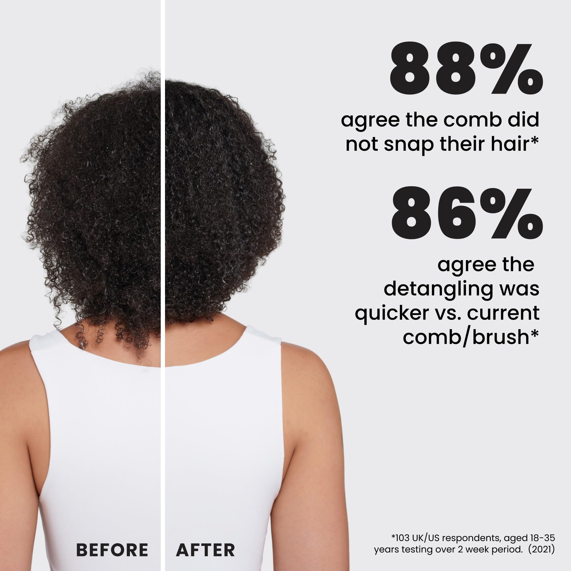 Tangle Teezer evenly distributes conditioner to help define curls