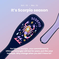 Tangle Teezer Zodiac constellation-artwork adds personality while safeguarding detangling sessions.