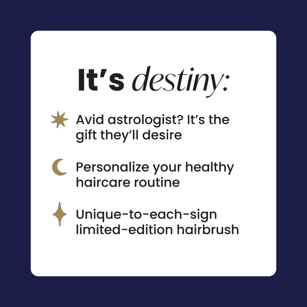 Tangle Teezer Zodiac short-teeth smoothing demonstrates smoothing and frizz control