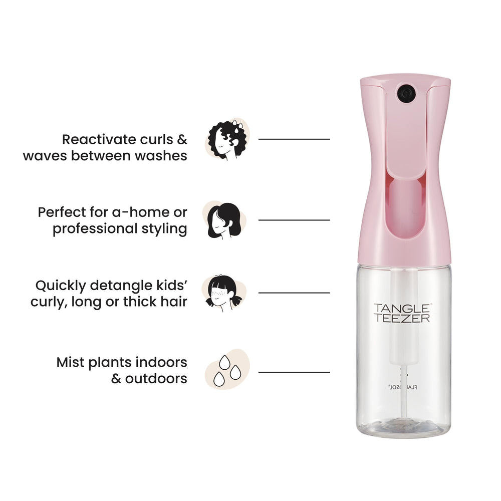 TANGLE TEEZER refillable bottle supports sustainable hair care.