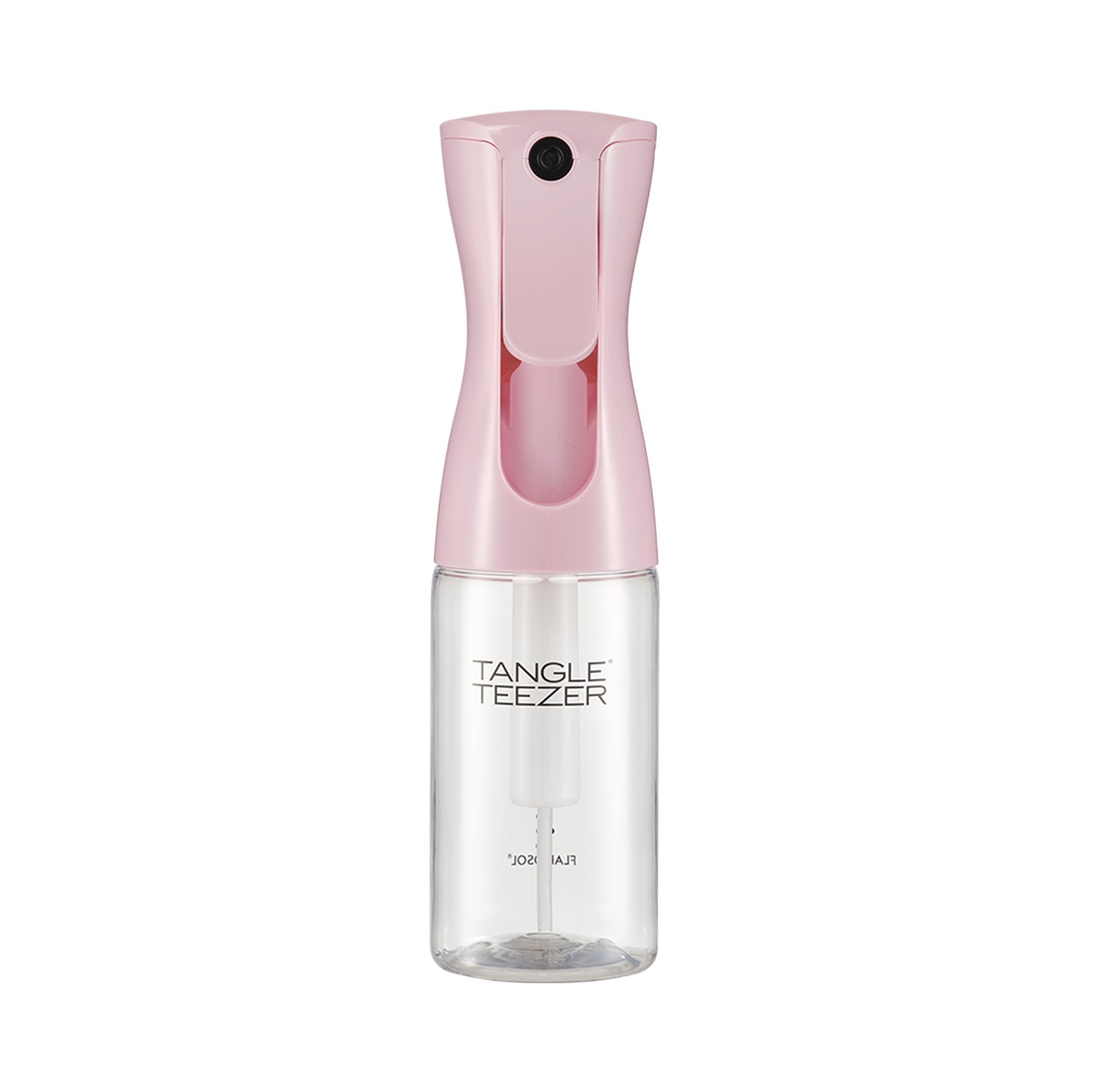 TANGLE TEEZER travel-size bottle in Millennial Pink for quick detangling between washes.