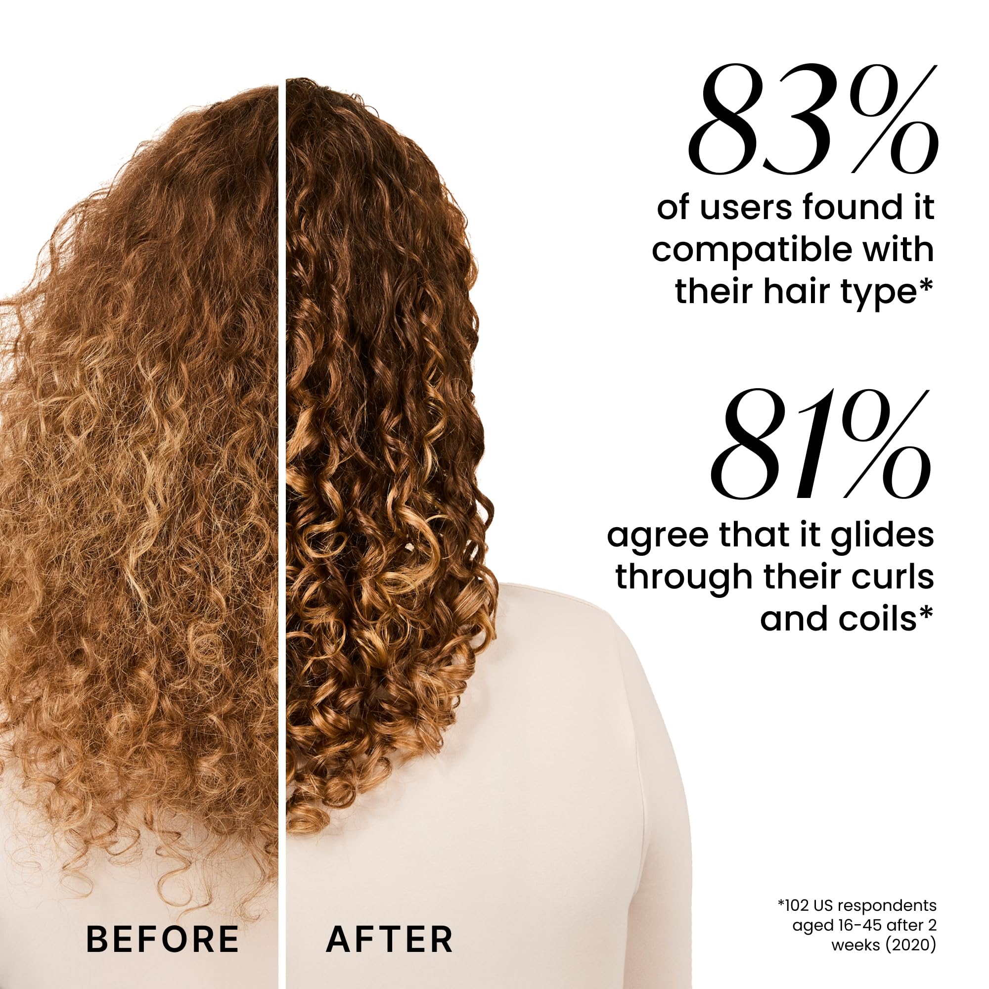 Tangle Teezer Ultimate Detangler suited for curly to coily 3C-4C textures