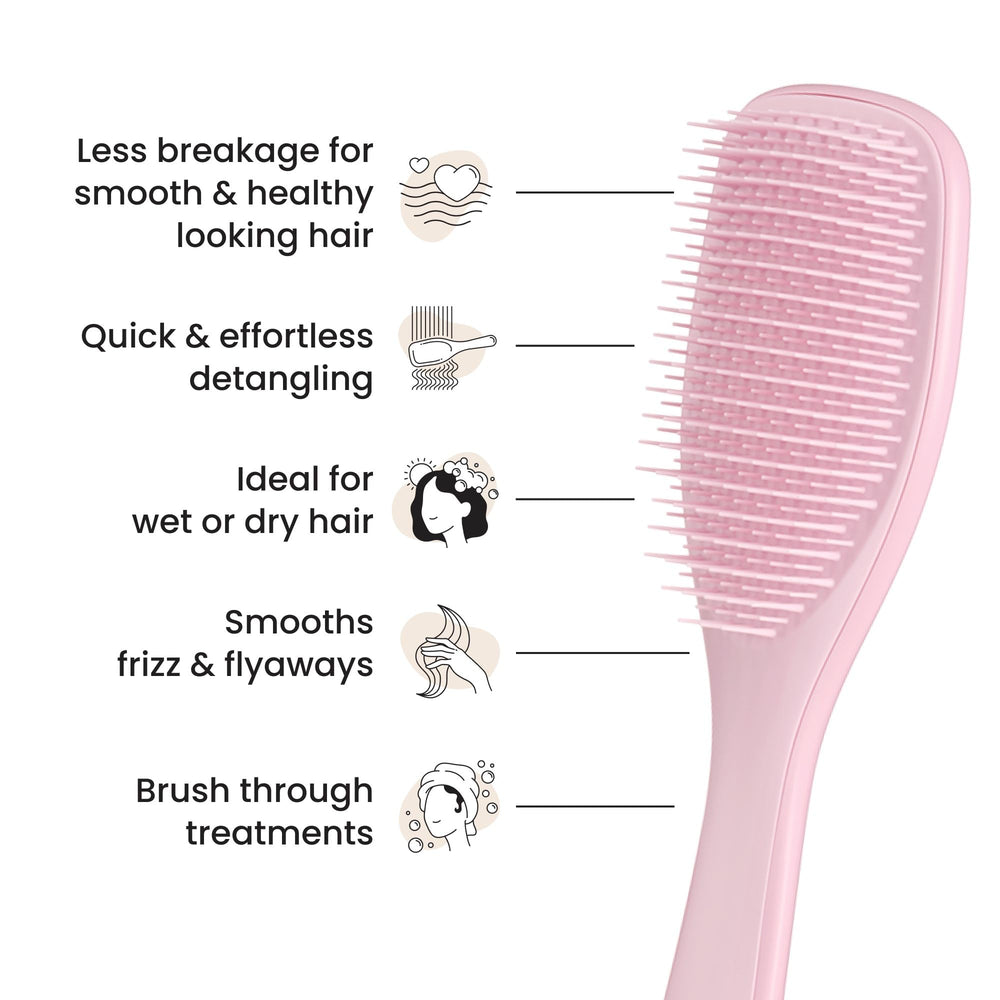 Tangle Teezer Ultimate Detangler on curly hair detangling