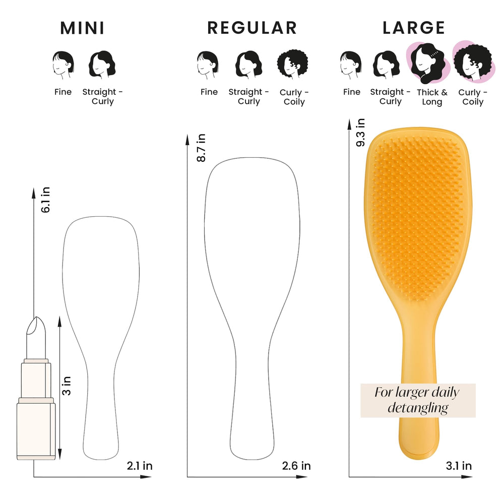 Tangle Teezer Ultimate Detangler helps distribute conditioning products evenly