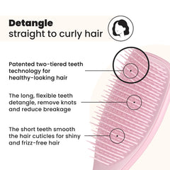 Tangle Teezer Ultimate Detangler used on wet hair to detangle smoothly
