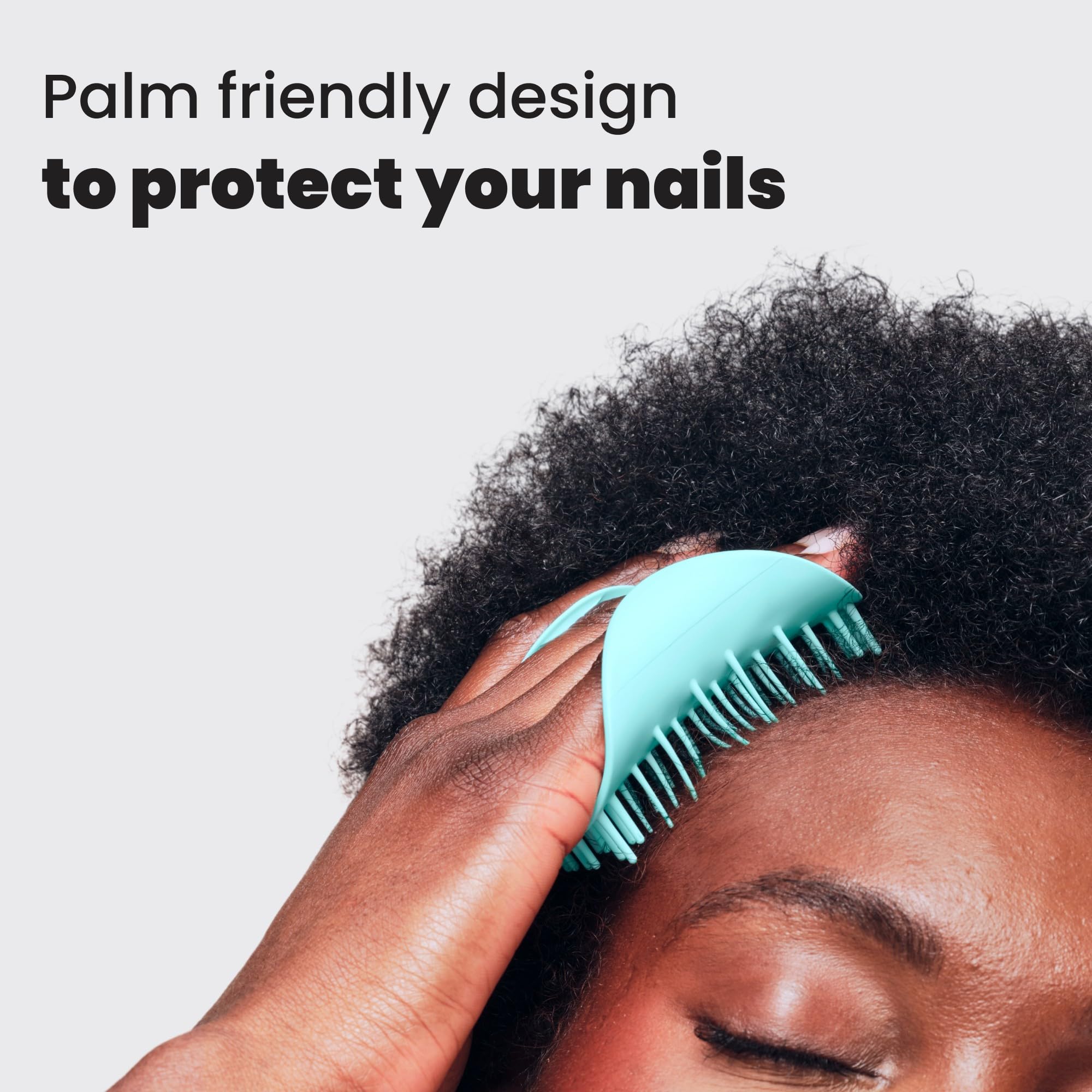 Tangle Teezer dual-teeth design detoxes scalp and stimulates pressure points.