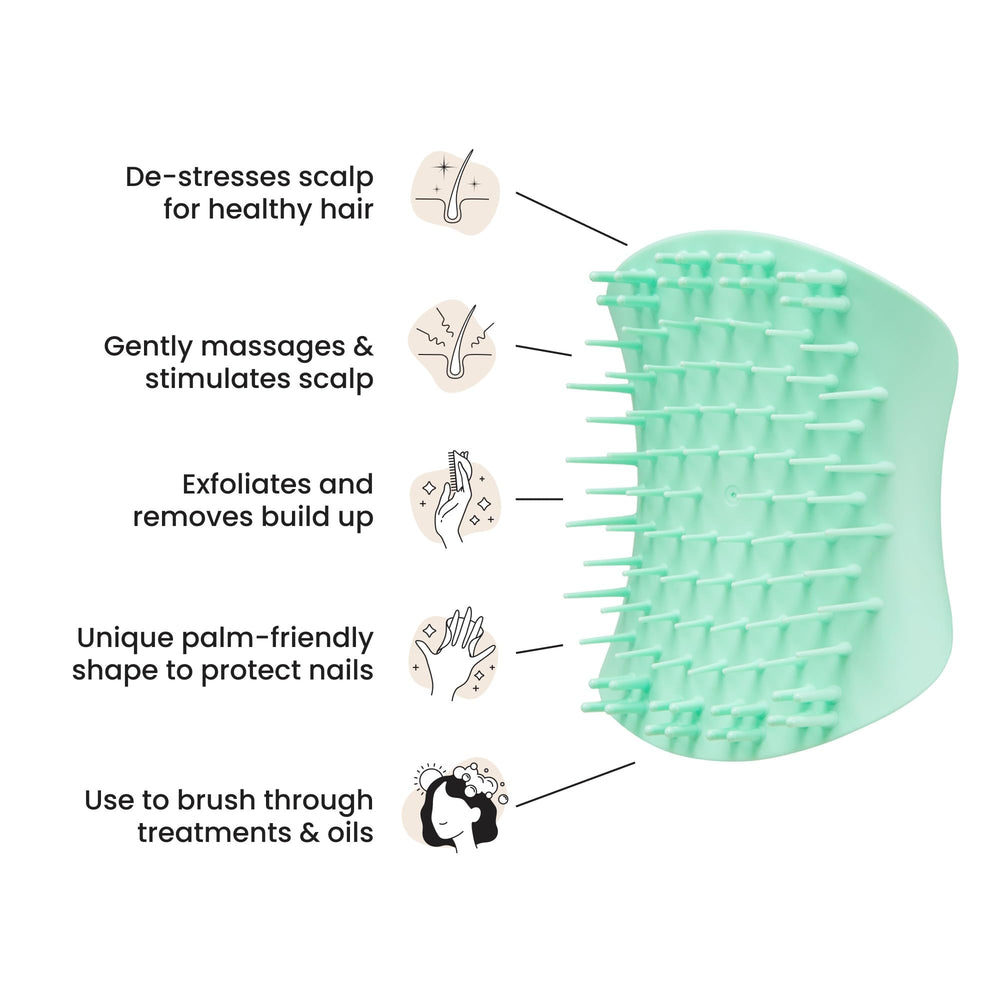 Tangle Teezer non-slip winged design fits all hands in the shower.