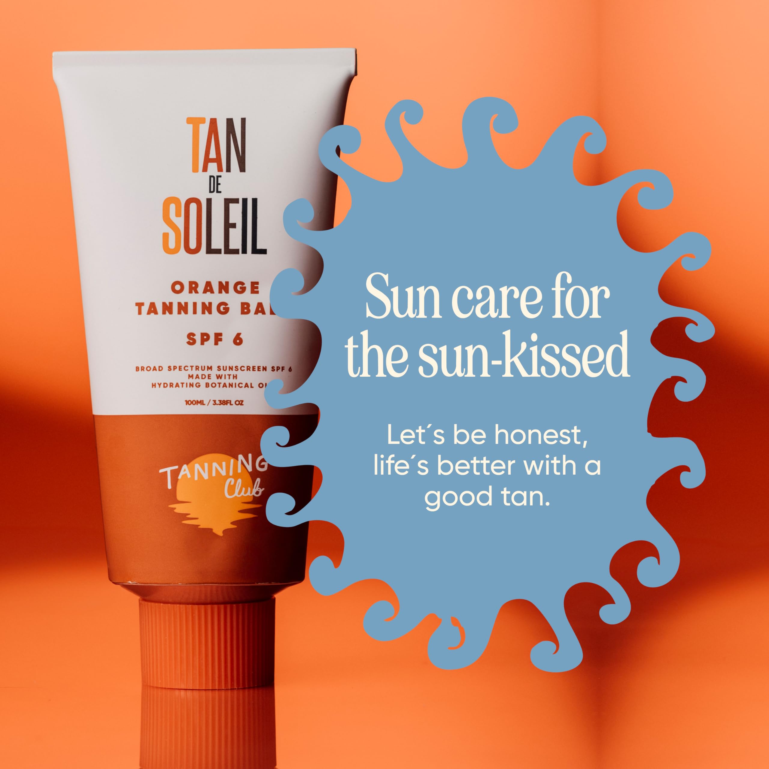 Tan De Soleil Orange Gel SPF 6 provides modest protection during sun exposure