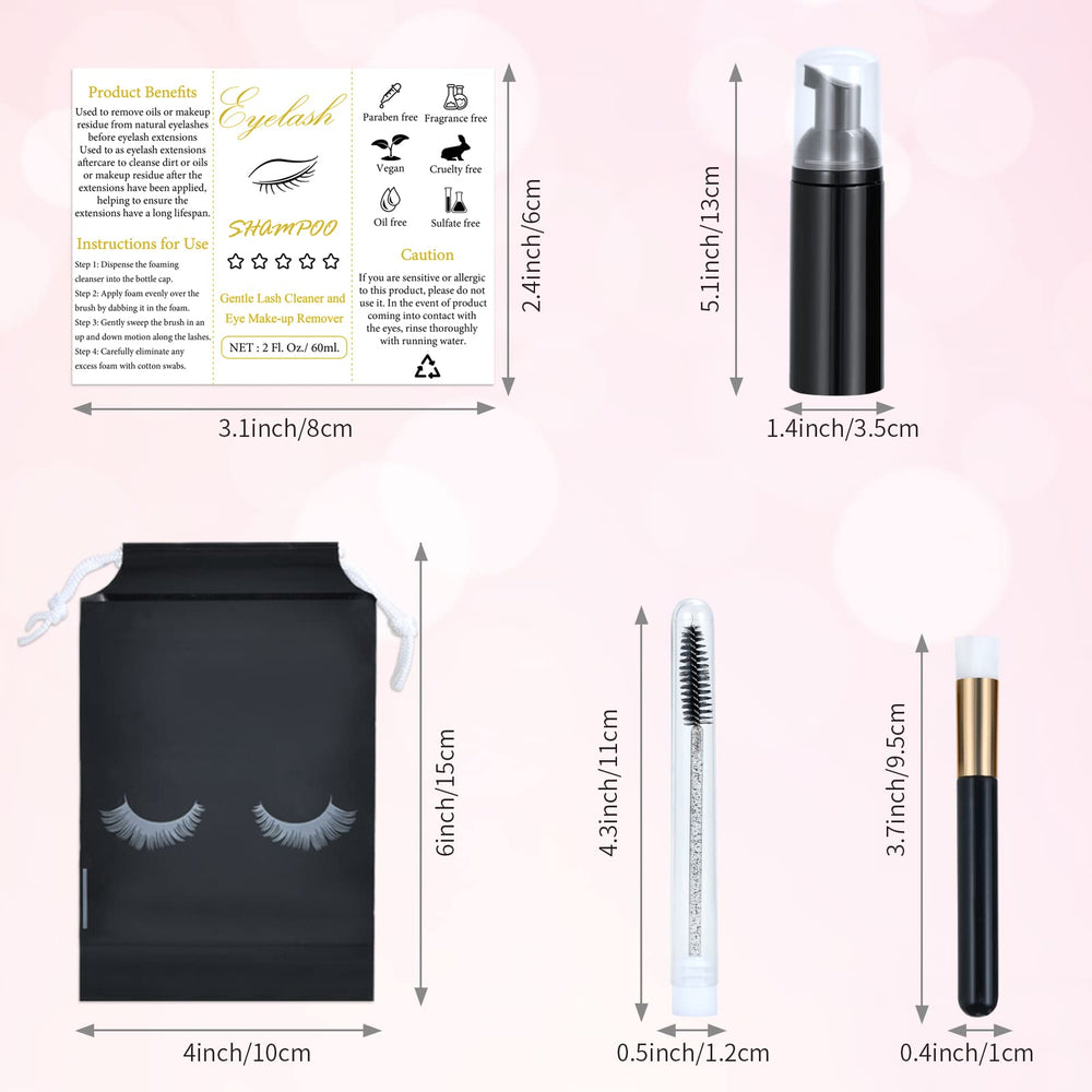 Tannova mascara wands tubes provide gentle removal of oils for clean lash extensions