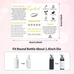 Tannova soft-bristle lash cleaning brushes offer comfortable tactile cleansing