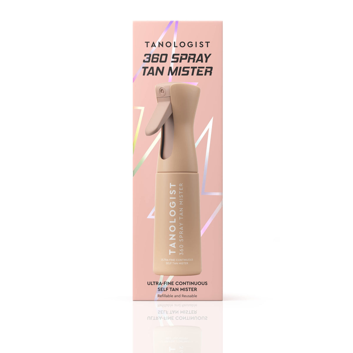 Tanologist 360 Spray Tan Mister ultra-fine mist delivers seamless coverage for even tanning