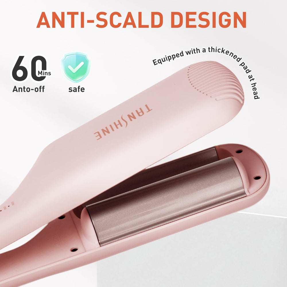 TANSHINE anti-scald insulation protects fingers during styling