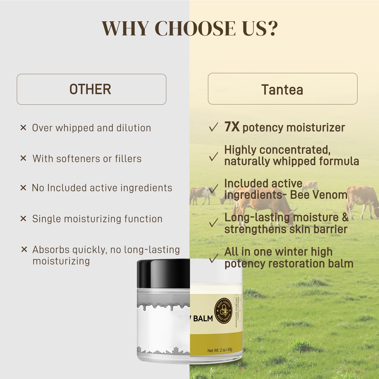 Tantea moisturizer for face and body daily use