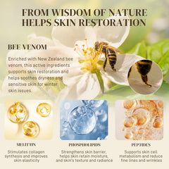 Tantea New Zealand bee venom ingredients highlighting purity and potency