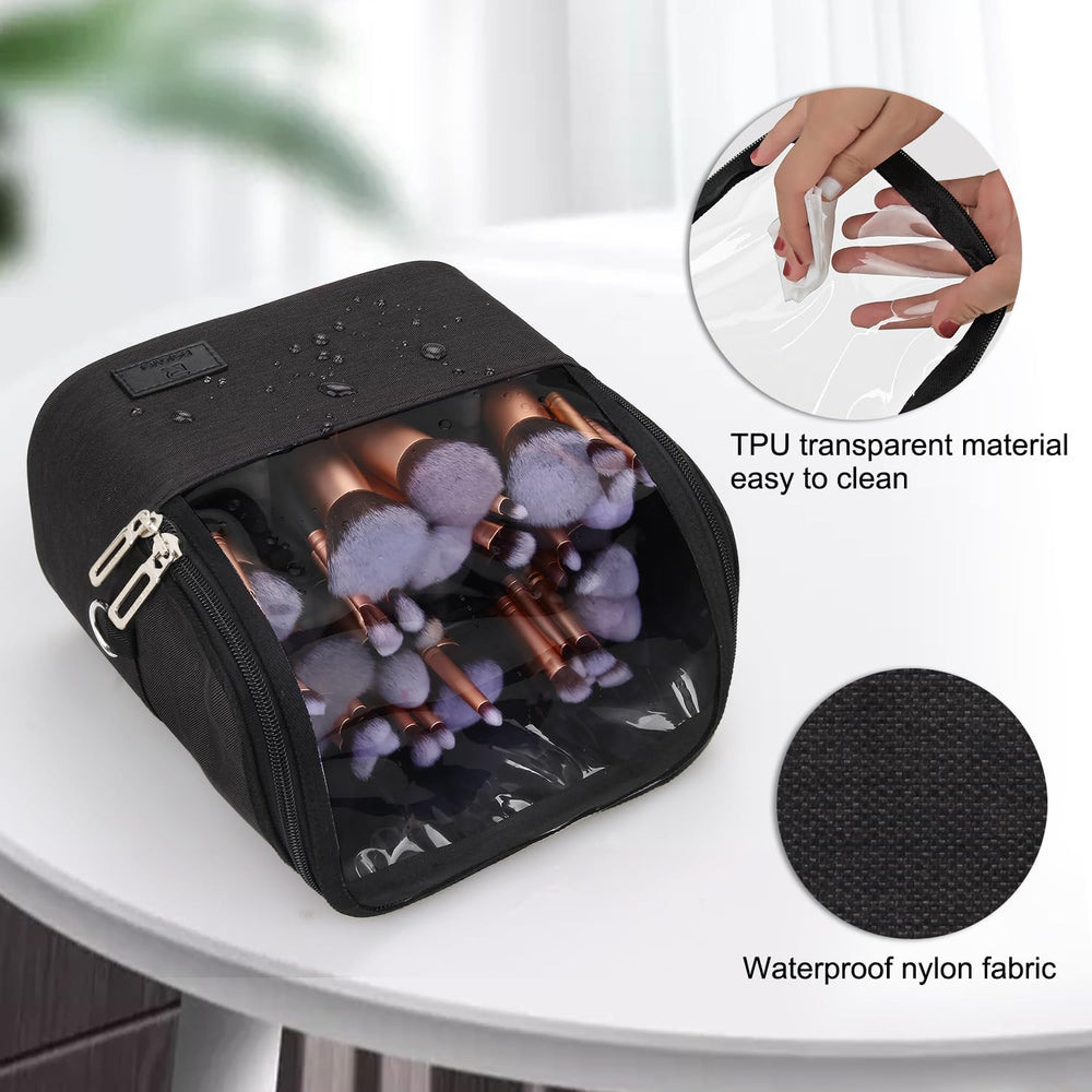 TANTO waterproof fabric with protective bottom frame shields brushes.