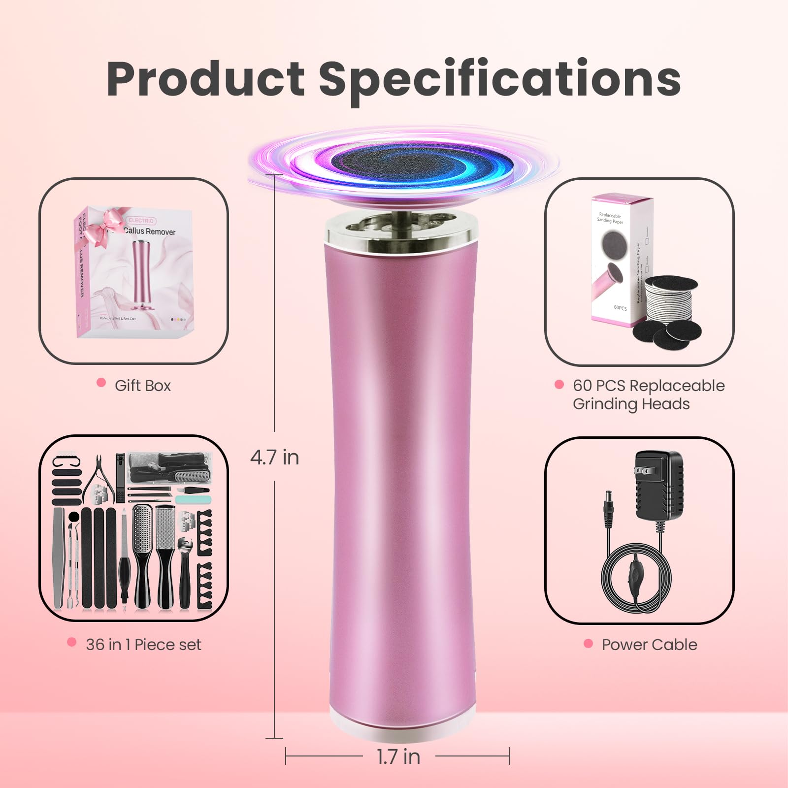 TAOMAND easy at-home pedicure use promotes salon-like feet with regular maintenance