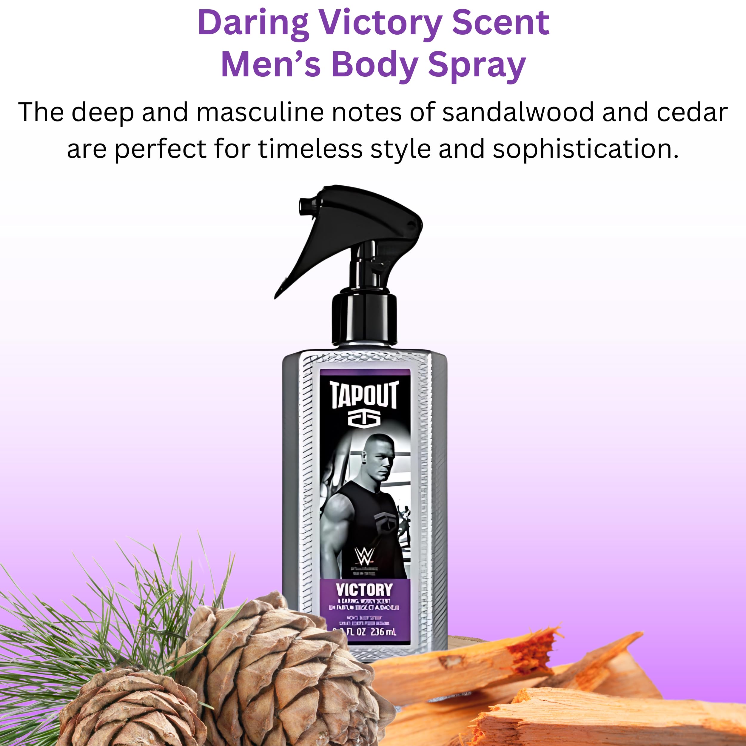 Tapout Defy bottle offers fresh clean scent for daily reset.