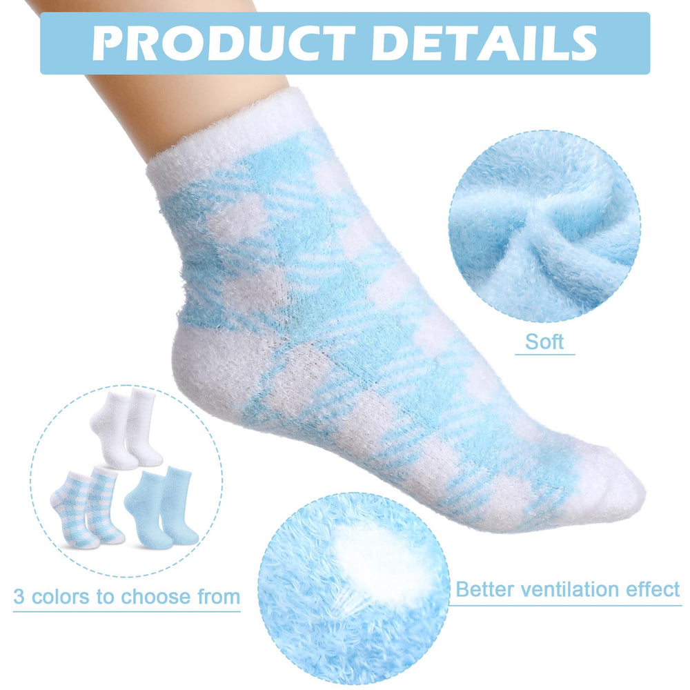 Tarpop Aloe Socks fuzzy knit sleeping socks provide spa-like comfort