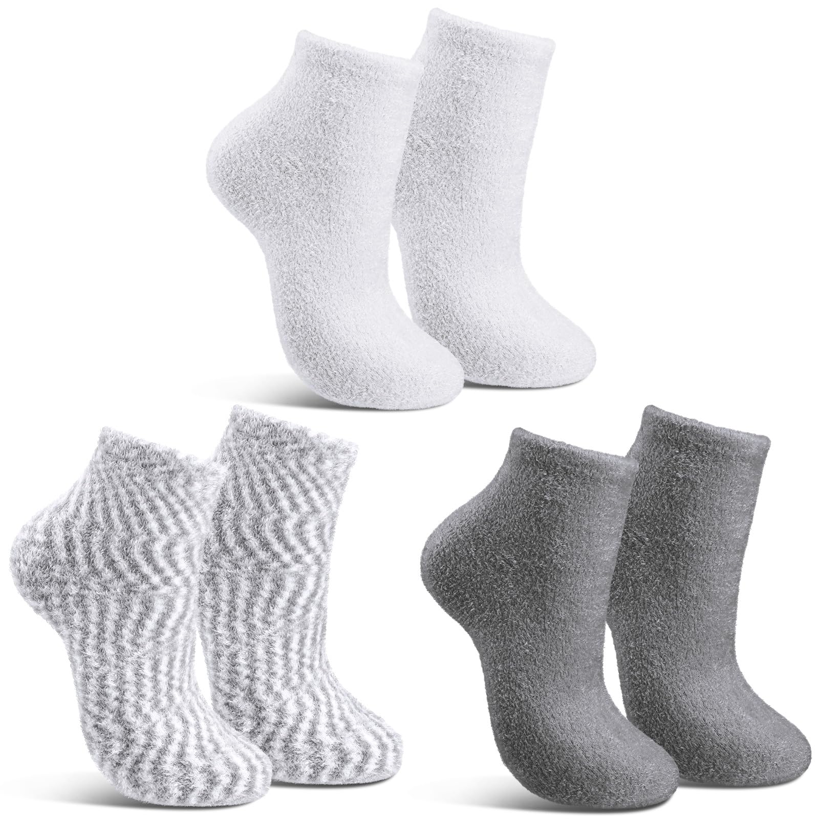 Tarpop Aloe Socks gray pair on feet ready for nightly pampering and hydration