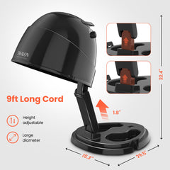 TASALON adjustable hood height supports personalized comfort.