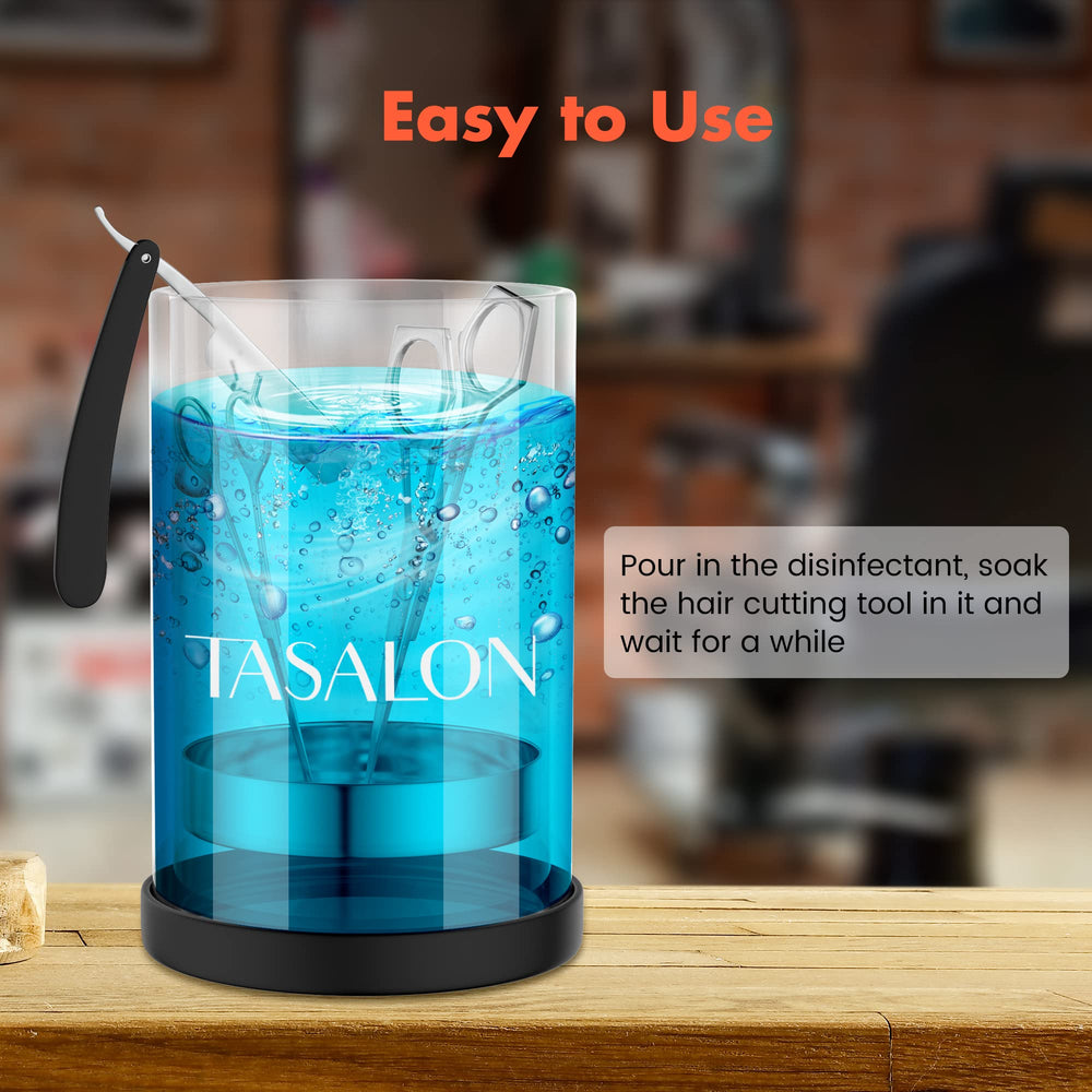 TASALON barber jar nail-spa use suits manicure tool soaking and organization