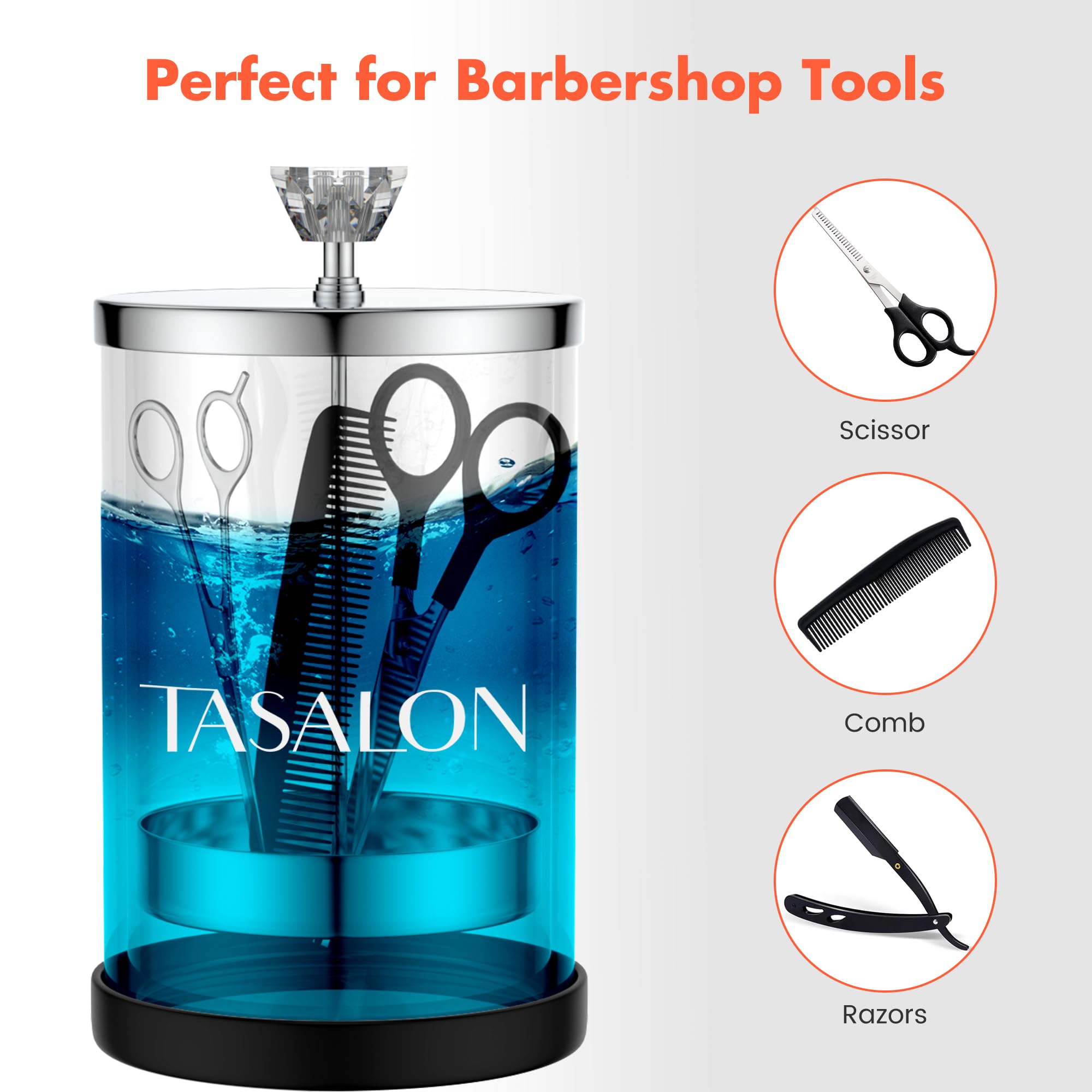 TASALON barber jar-pack-1 demonstrates readiness for busy studios and spaces