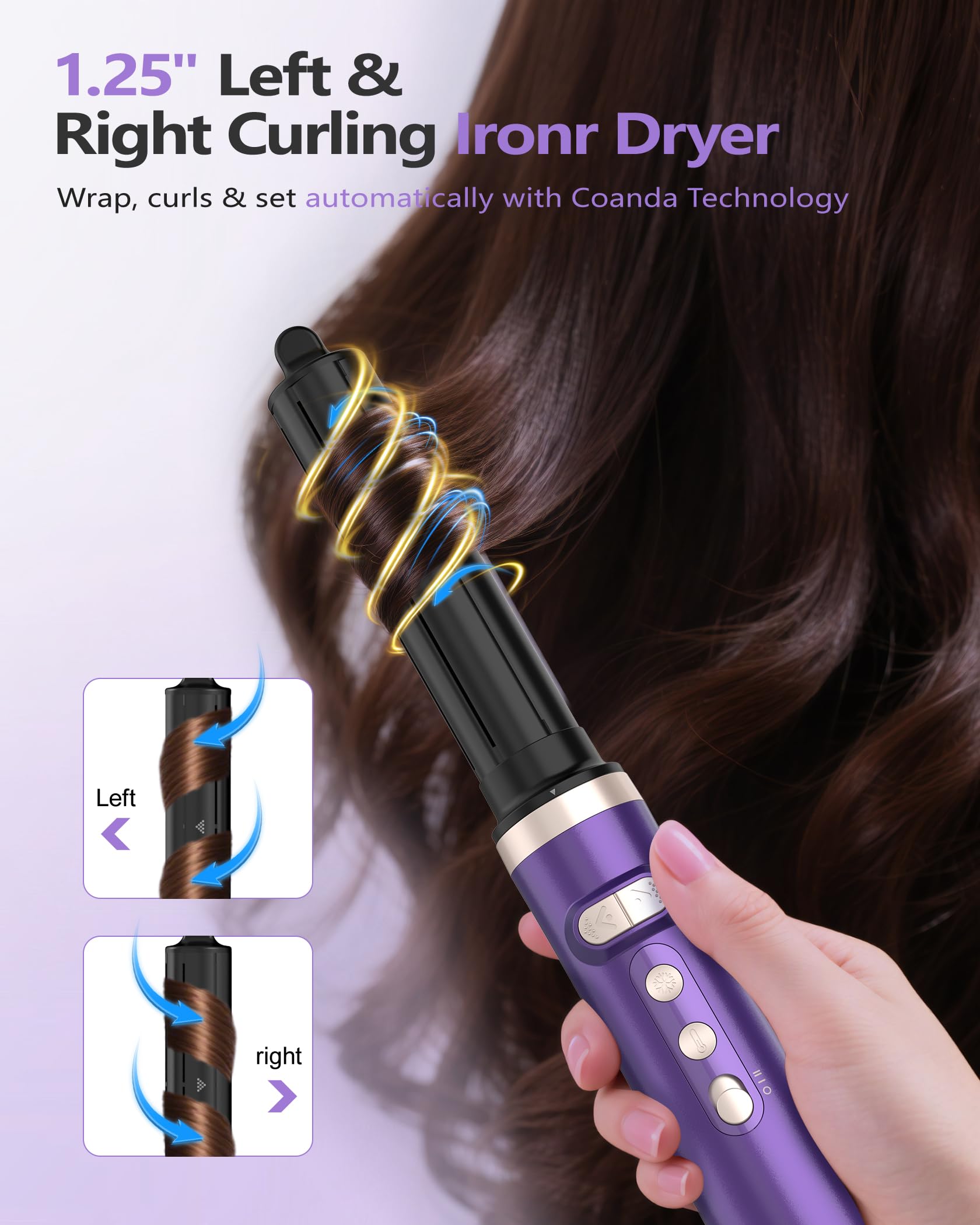Tasneem 7-in-1 hot air styler attachments for versatile looks