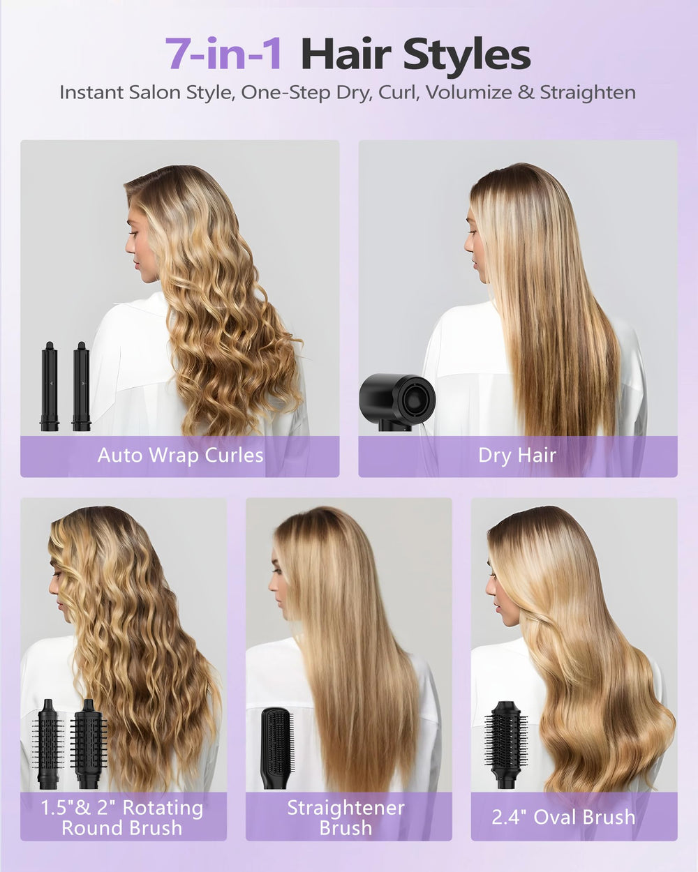 Tasneem ionic technology promotes smoother hair during styling