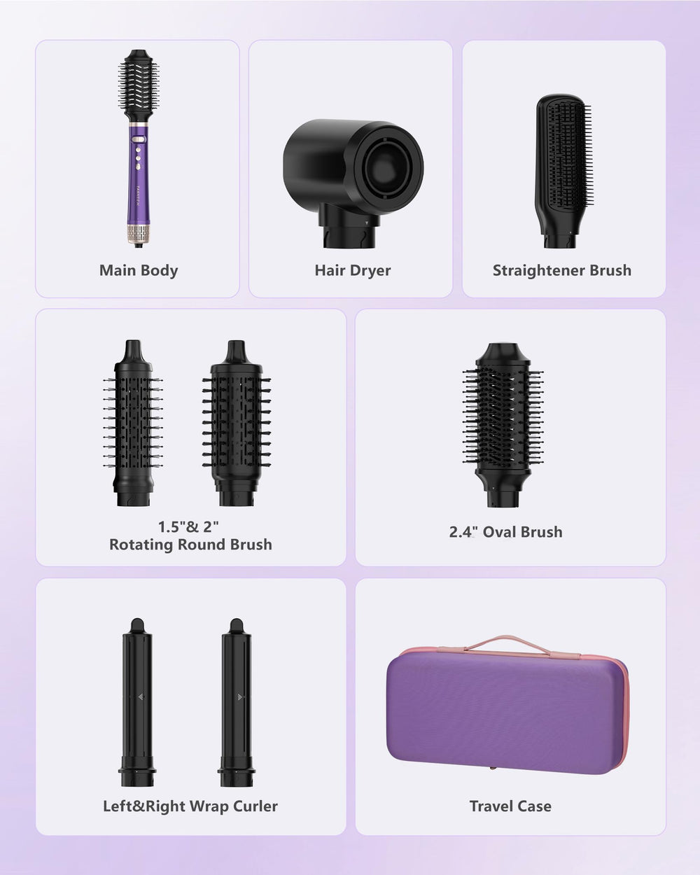 Tasneem travel-case keeps attachments organized on the go