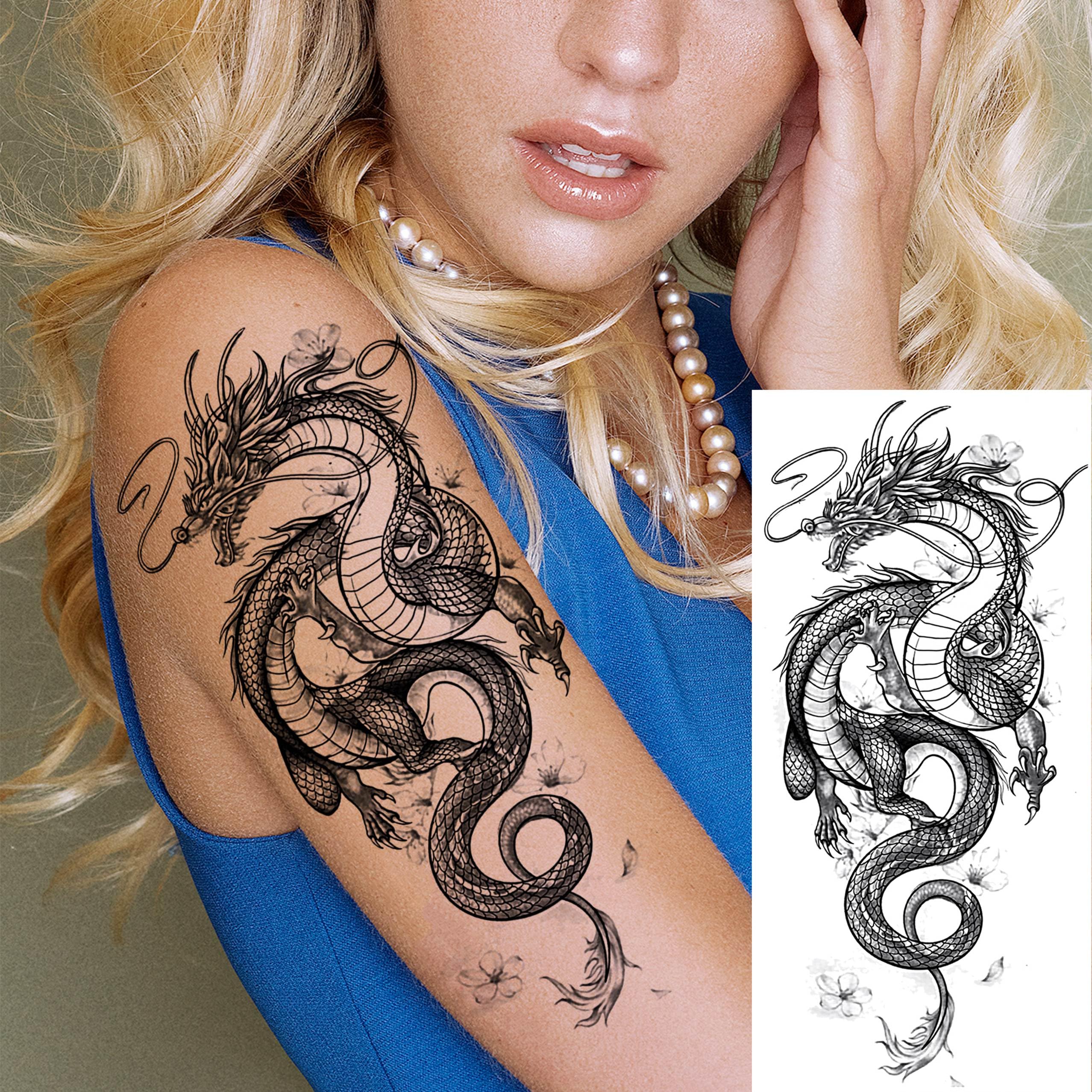 tasroi removable tattoos easily rub away with alcohol or body oil