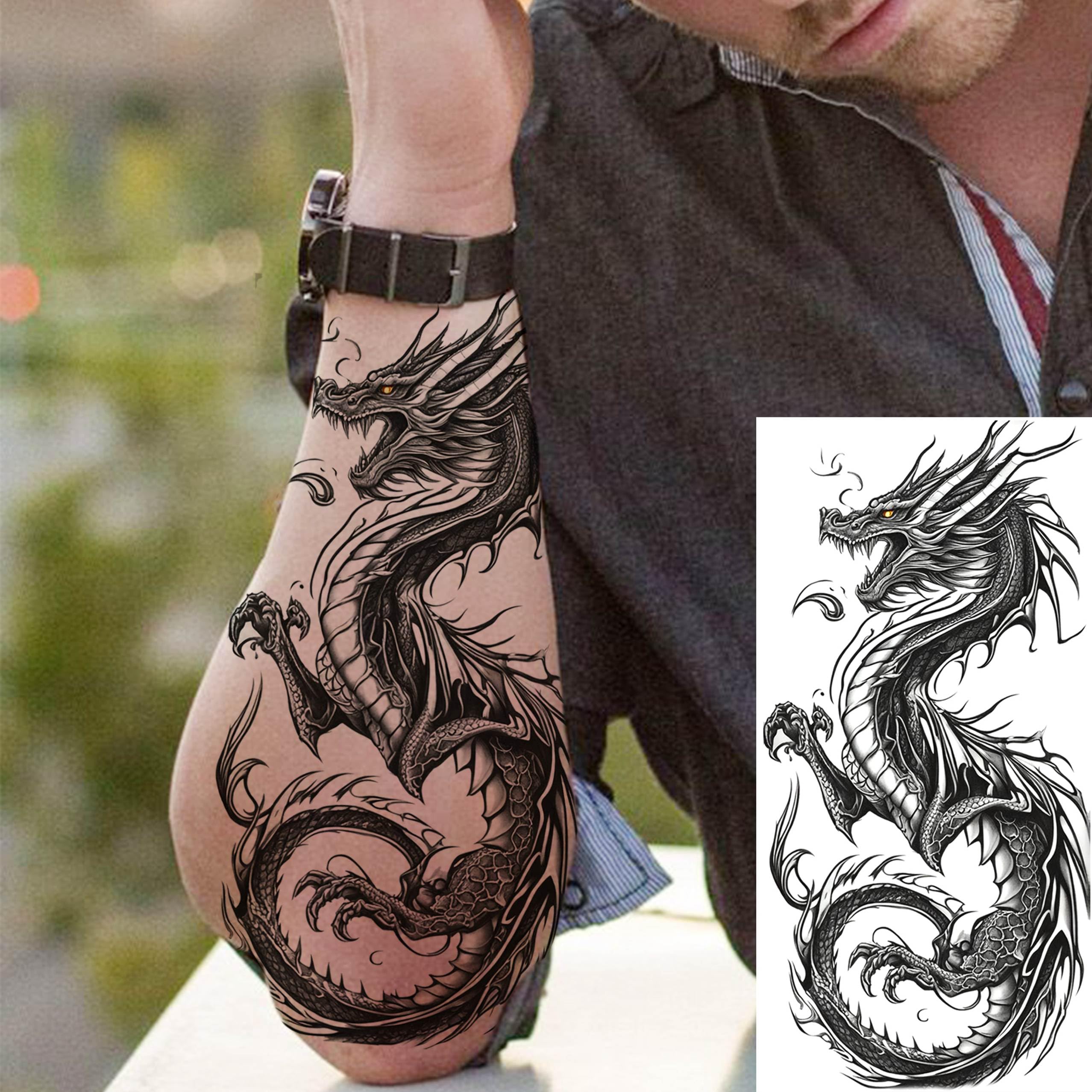 tasroi waterproof temporary tattoos stay durable on skin through wear and wash