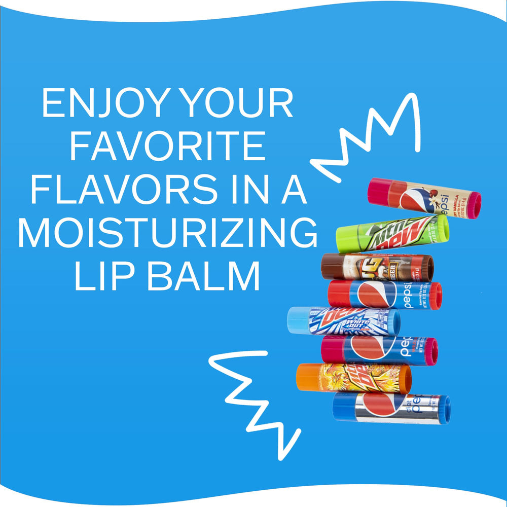 Taste Beauty Pepsi lip balm cruelty-free seal close-up emphasizes animal-friendly choice