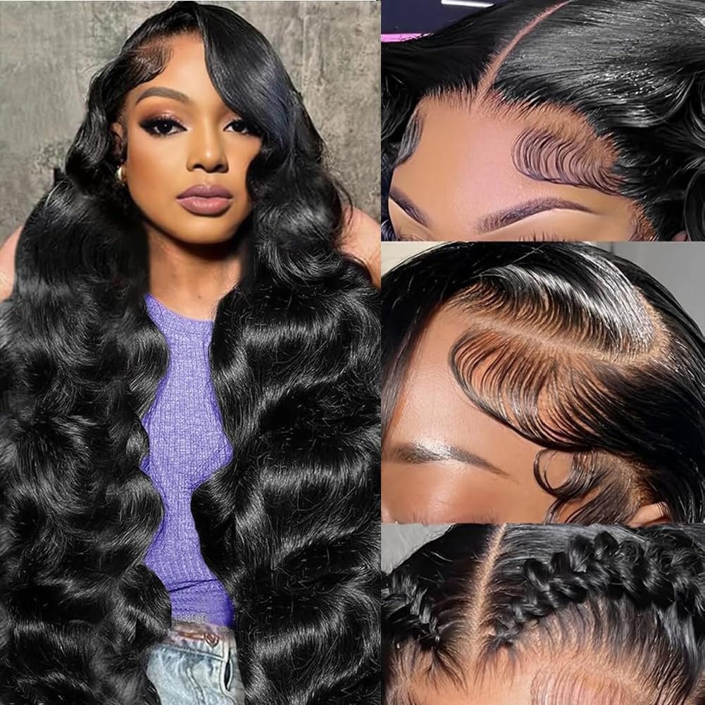 Tasumla lace-front hairline close-up showing baby hairs for seamless look