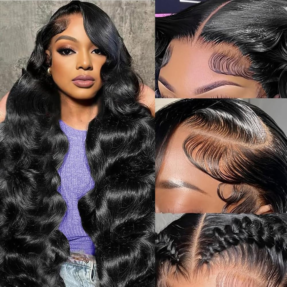 Tasumla lace-front hairline close-up showing baby hairs for seamless look