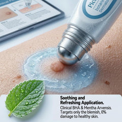 Cream texture on fingertip from Tasunte Picdo highlighting smooth, moisturizing formula benefit