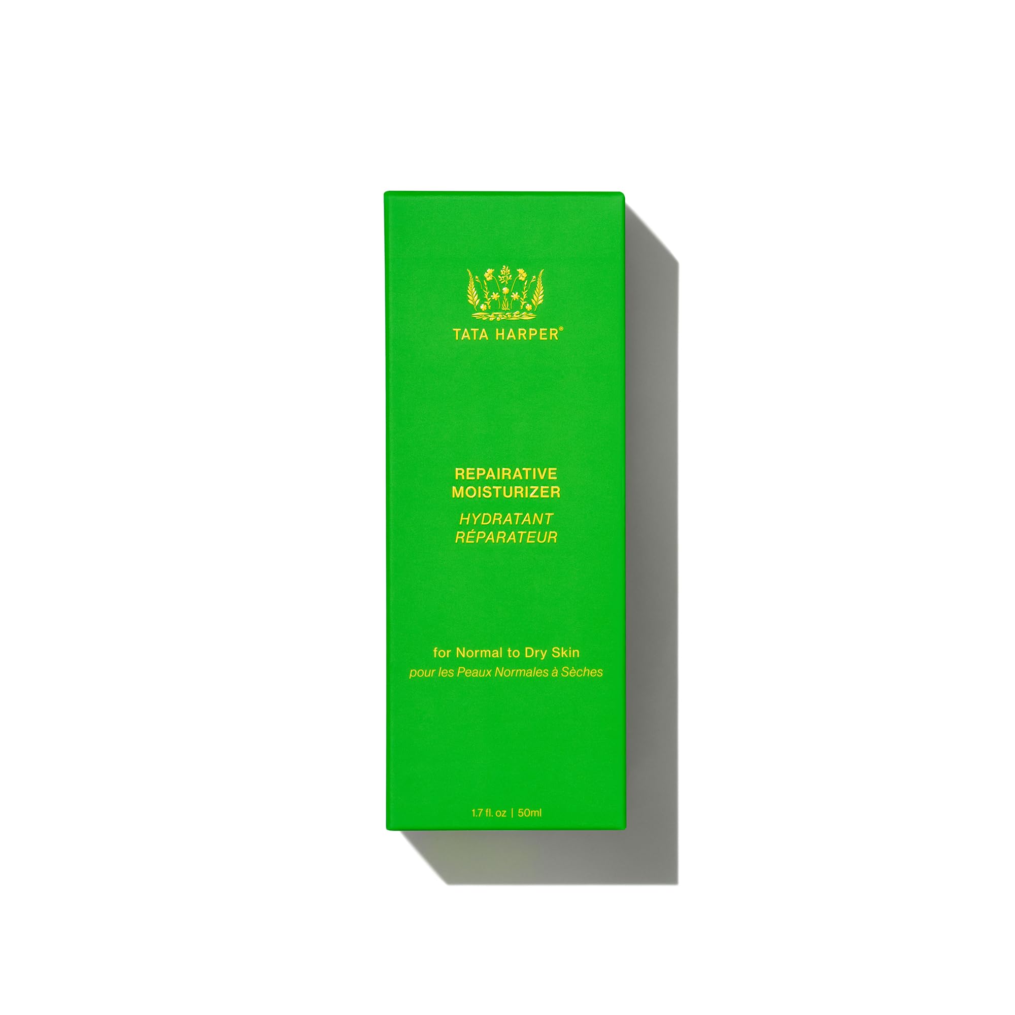 Made in USA Tata Harper Repairative Moisturizer signals premium skincare.