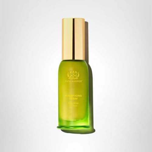 Tata Harper Resurfacing Serum radiant skin closeup after routine.